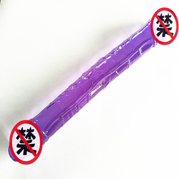 Double-headed Dildo Two-headed Dragon Lala Lesbian Sharing Simulation Dildo Sex Gay Sex Adult Products