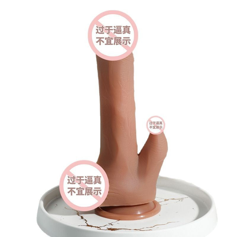 Wireless remote control electric telescopic heating penis female dildo masturbator realistic simulation adult sex toys