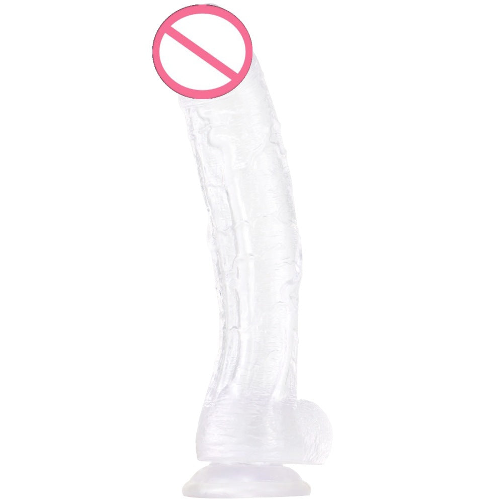 Crooked brother oversized thick and long simulated penis adult sex women's products fake penis manual stimulation masturbation trainer
