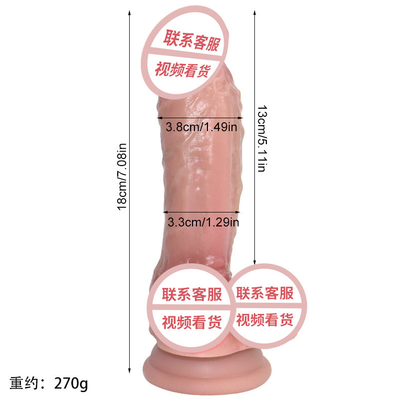 Liquid silicone dildo soft meat simulation dildo G-spot adult products female masturbator sex products dildo