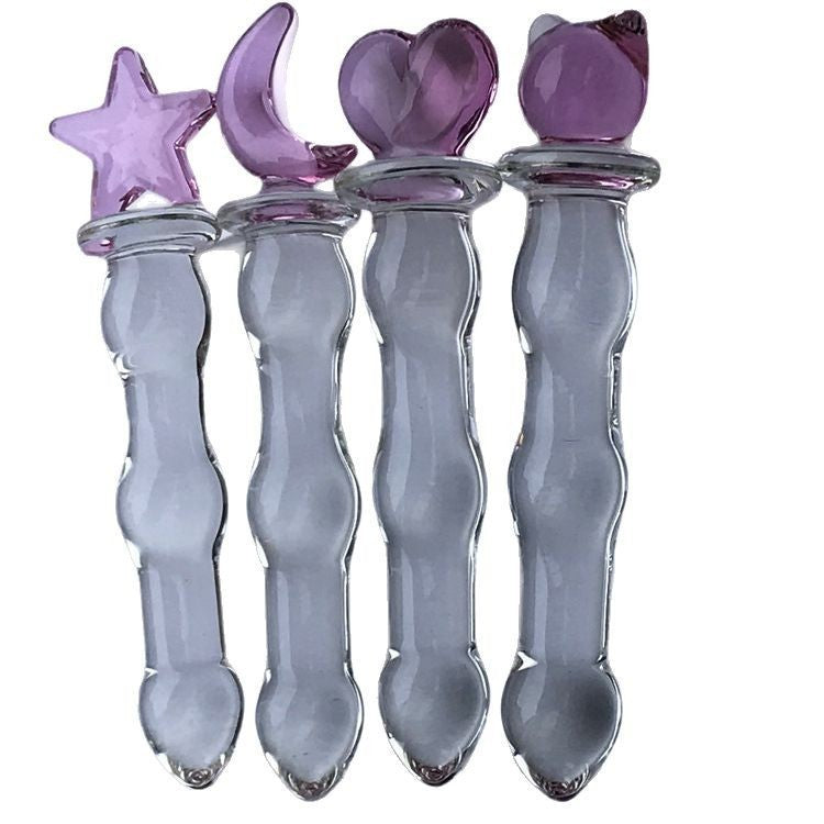 Female sex toys, massage stick, dildo, backyard, anal plug, masturbator, simulated crystal penis, adult toys.
