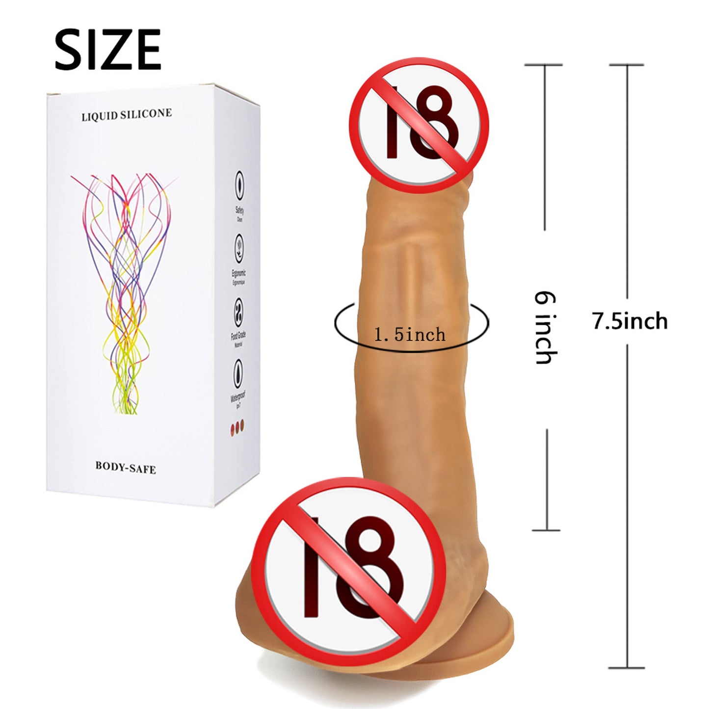 super soft liquid silicone simulation penis female masturbator wearing adult products fake penis