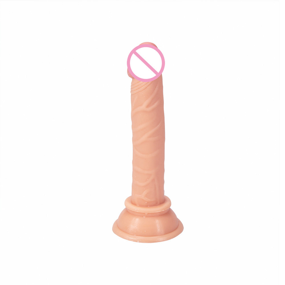 006 Little Old Third Suction Cup Simulation Penis, Mini Small Female Masturbation Penis Egg-Free Dildo Adult Products