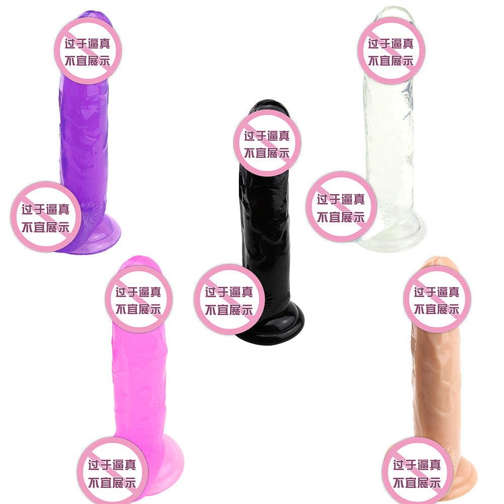 Adult products wholesale crystal transparent simulation penis masturbator dildo AliExpress Amazon regular explosion
