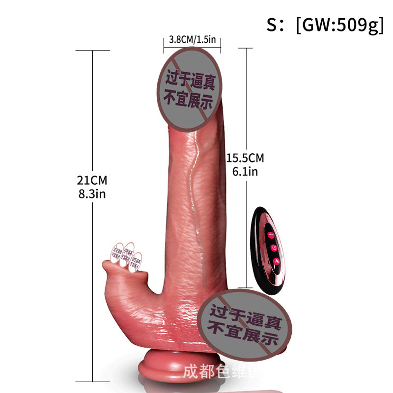 Foreign trade hot-selling simulated penis women's silicone electric dildo masturbator adult sex toys factory direct sales