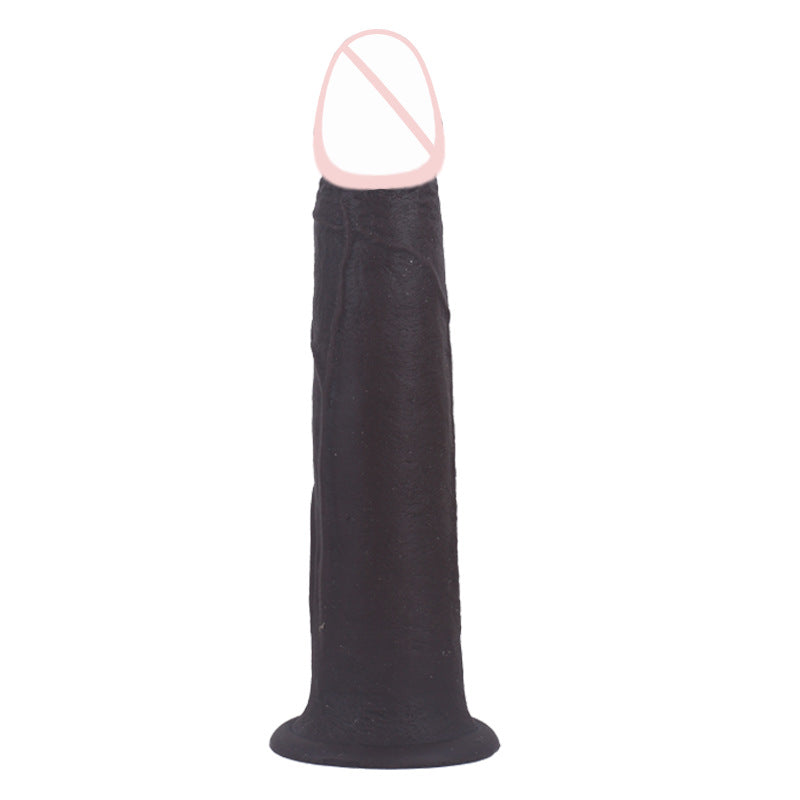 Egg-free artificial penis female manual small soft backyard anal plug dildo adult sex products