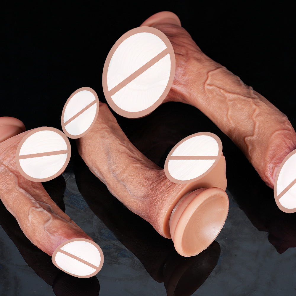 A variety of silicone penis female gun machine cross-border simulation dildo female masturbator adult sex toys factory