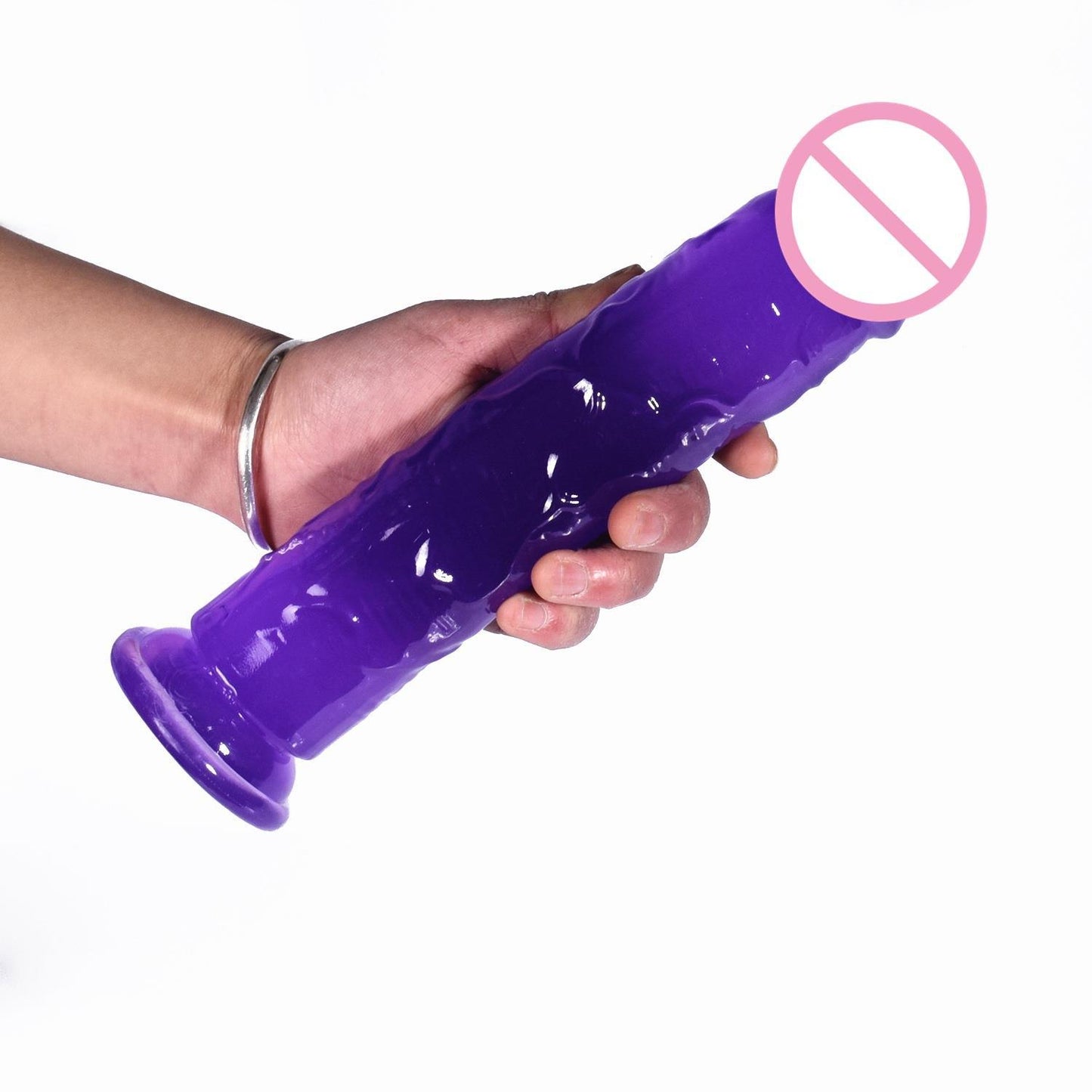 Cross-border hot sale Transparent crystal simulated penis Female dildo Egg-free penis Anal plug Masturbator Adult products