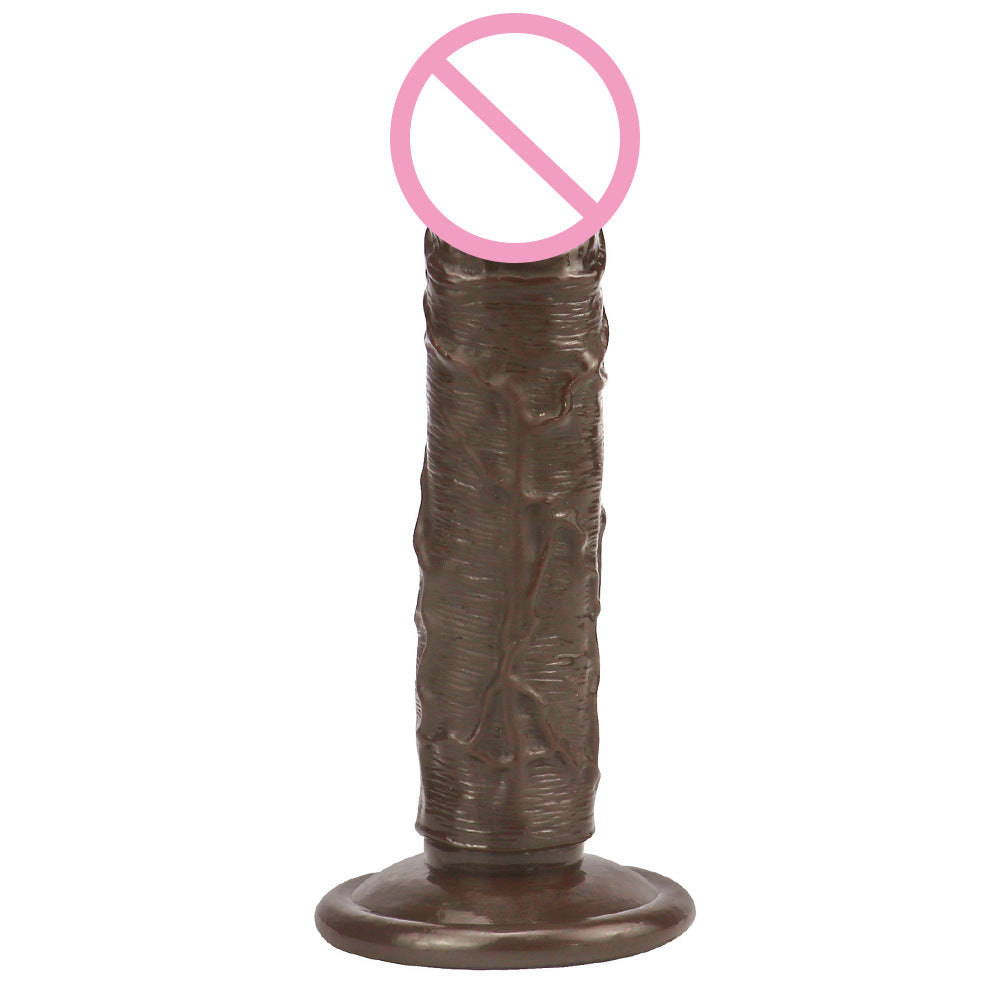Love Spring Little Prince Egg-free Simulation Transparent Color Crystal Small Dick Adult Masturbator Sucker Dildo