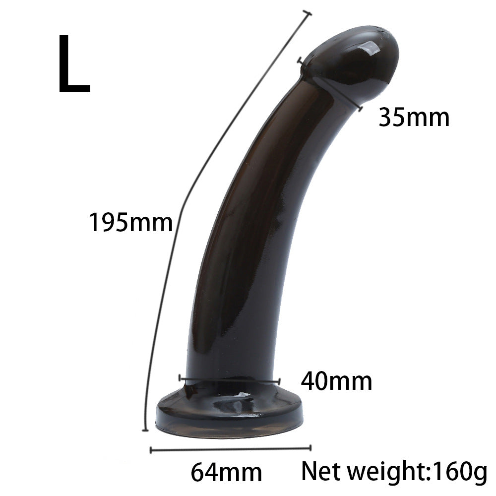 Transparent suction cup anal strip anal plug anal dilator for men and women, backyard masturbator simulation dildo gay gay products