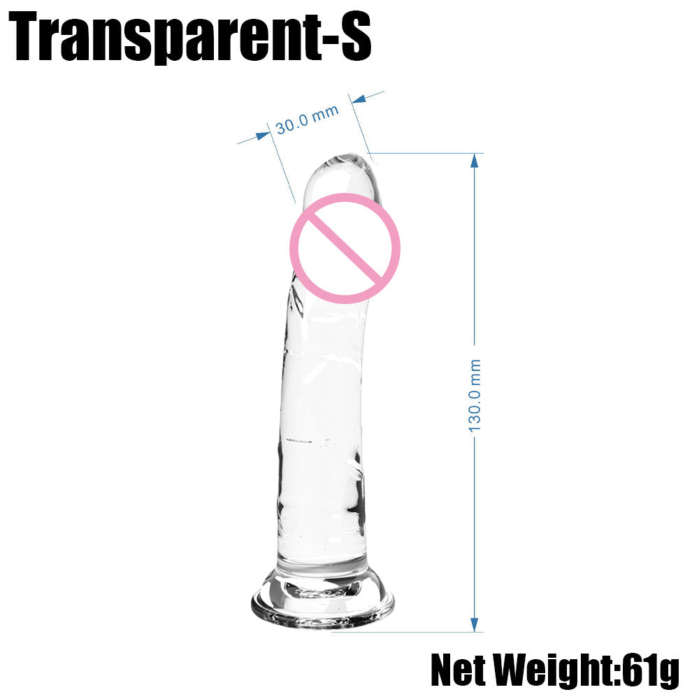 Simulated textured suction cup, penis, multi-colored jelly, dildo, adult sex products, manufacturers can send one piece at the source.