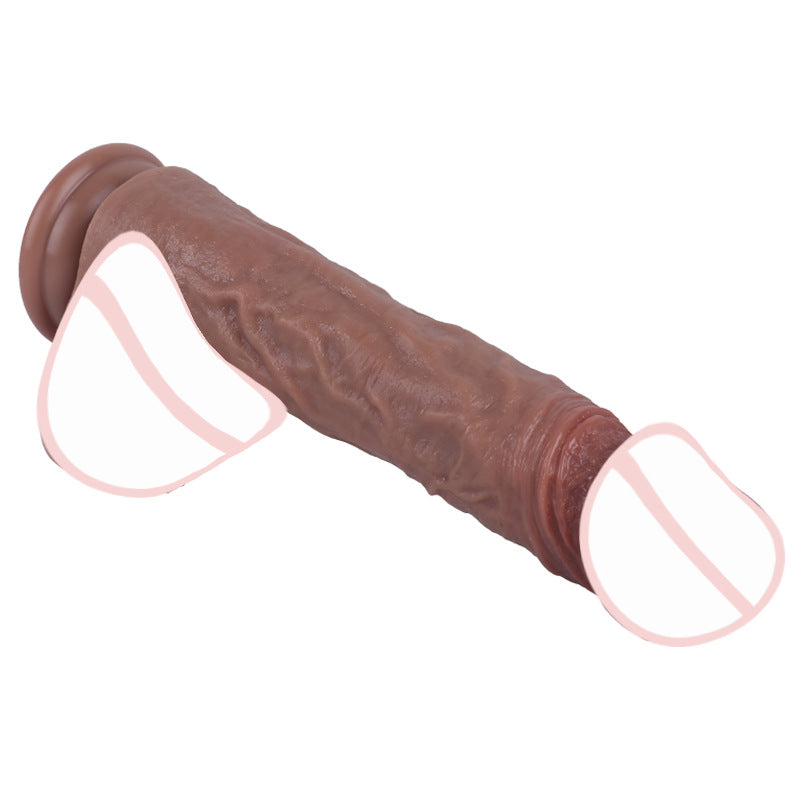 Liquid silicone coated with blue tendons simulated penis orgasm dildo female masturbator adult sex products factory direct sales