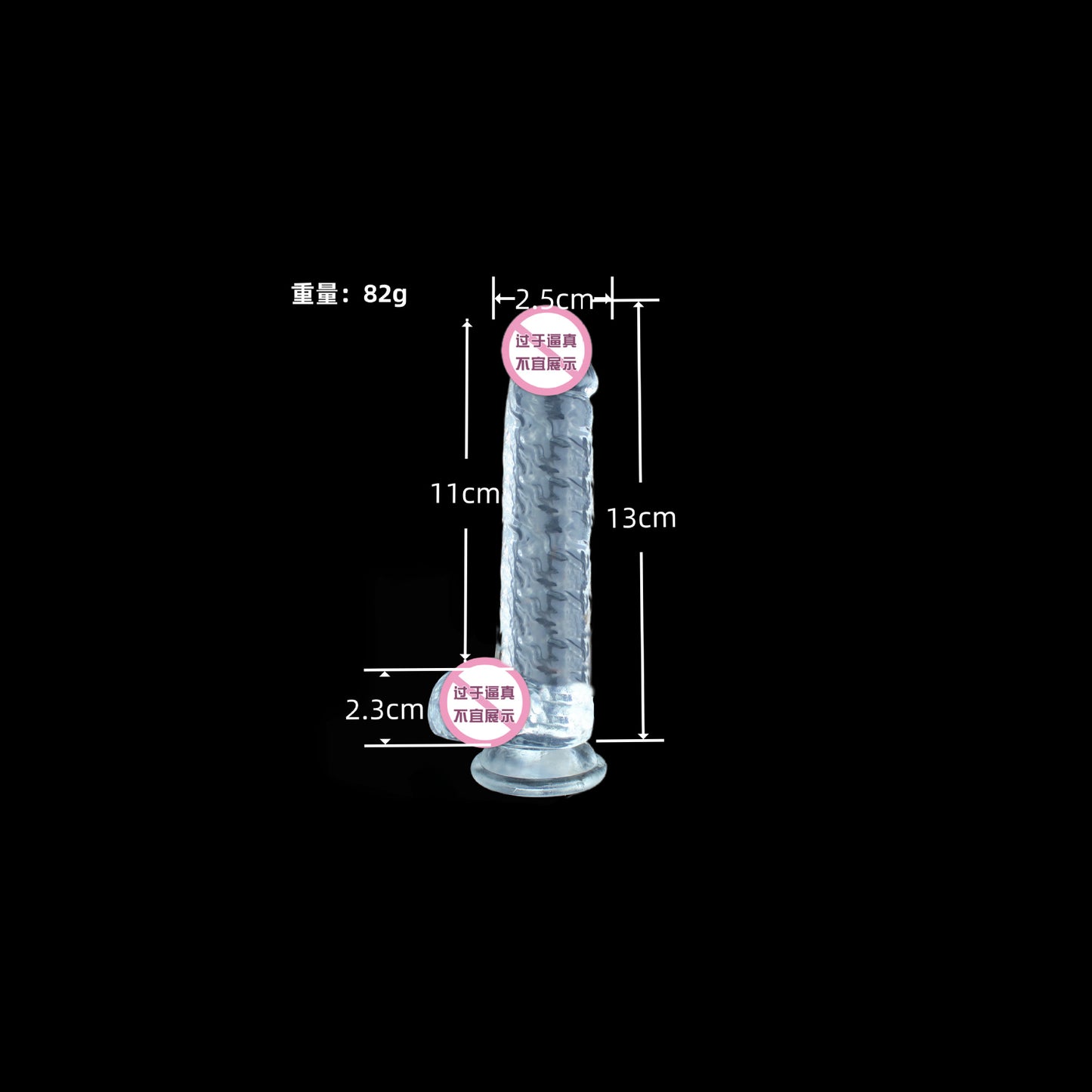 Crystal transparent simulated penis female masturbation dildo seven models adult sex female products soft glue