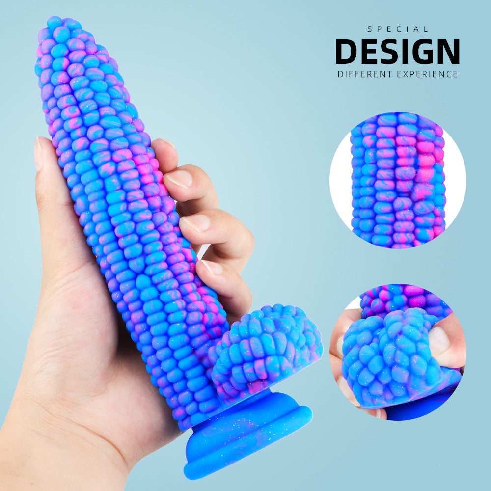 Corn silicone penis anal plug fruit vegetable penis simulation big dildo adult products female adult products