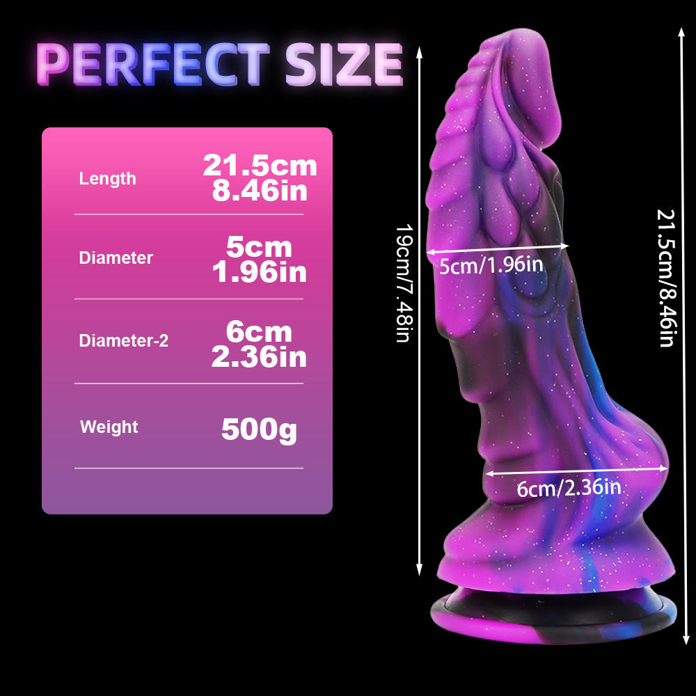 explosion multi-specification liquid silicone mixed color penis simulation special-shaped anal plug dildo female products wholesale
