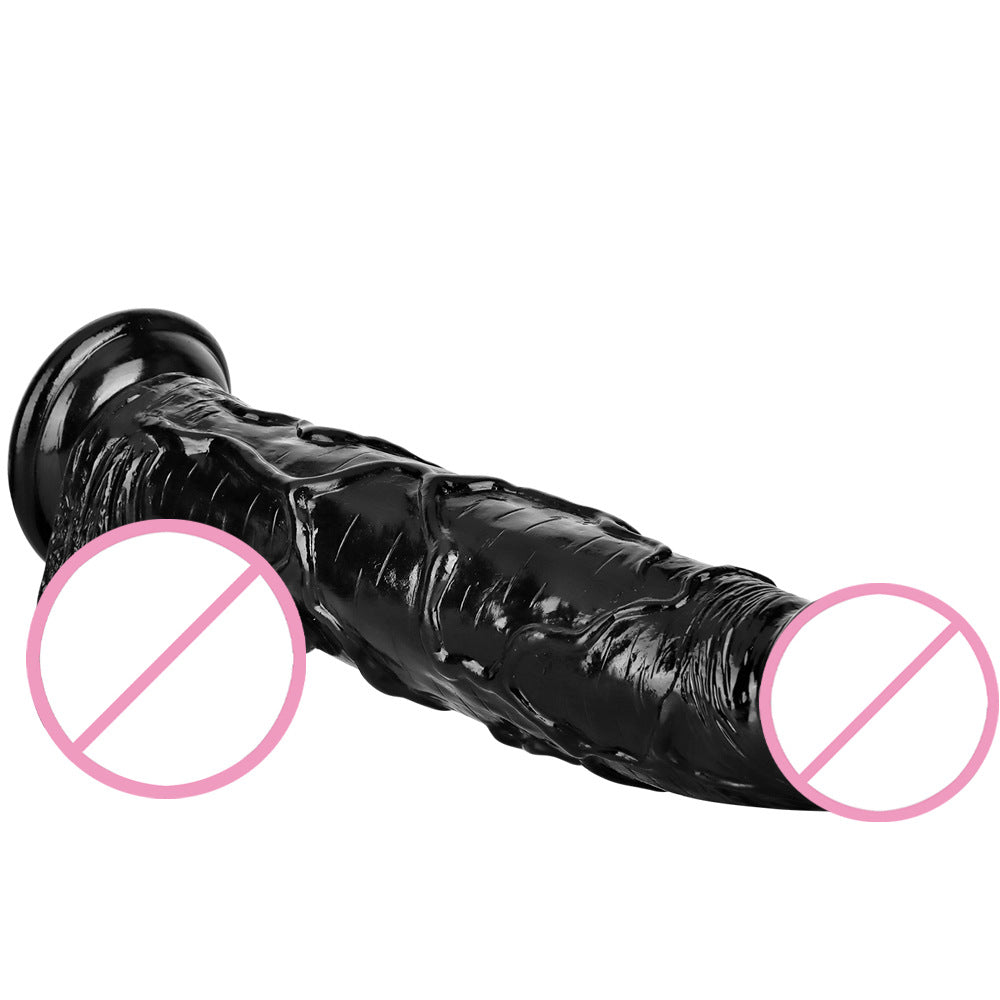 Black Big Dildo Large Thick Super Long Black Big Mac Big Simulation Dildo Stud Anal Plug Fisting Sex Tool
