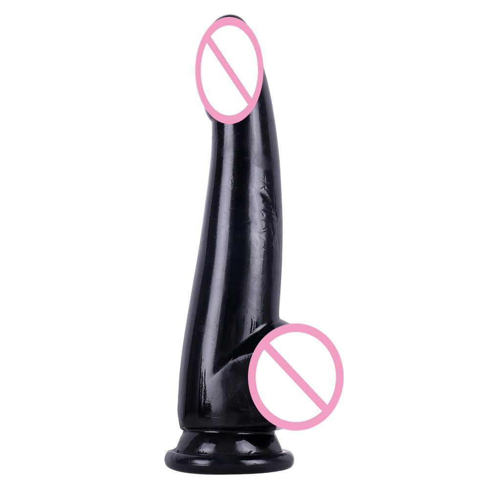 Multicolor crystal penis women's transparent masturbation stick large medium small color sliding surface simulation dildo adult products