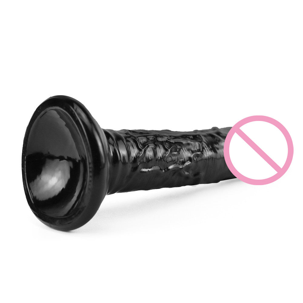 Love Spring Little Prince Egg-free Simulation Transparent Color Crystal Small Dick Adult Masturbator Sucker Dildo