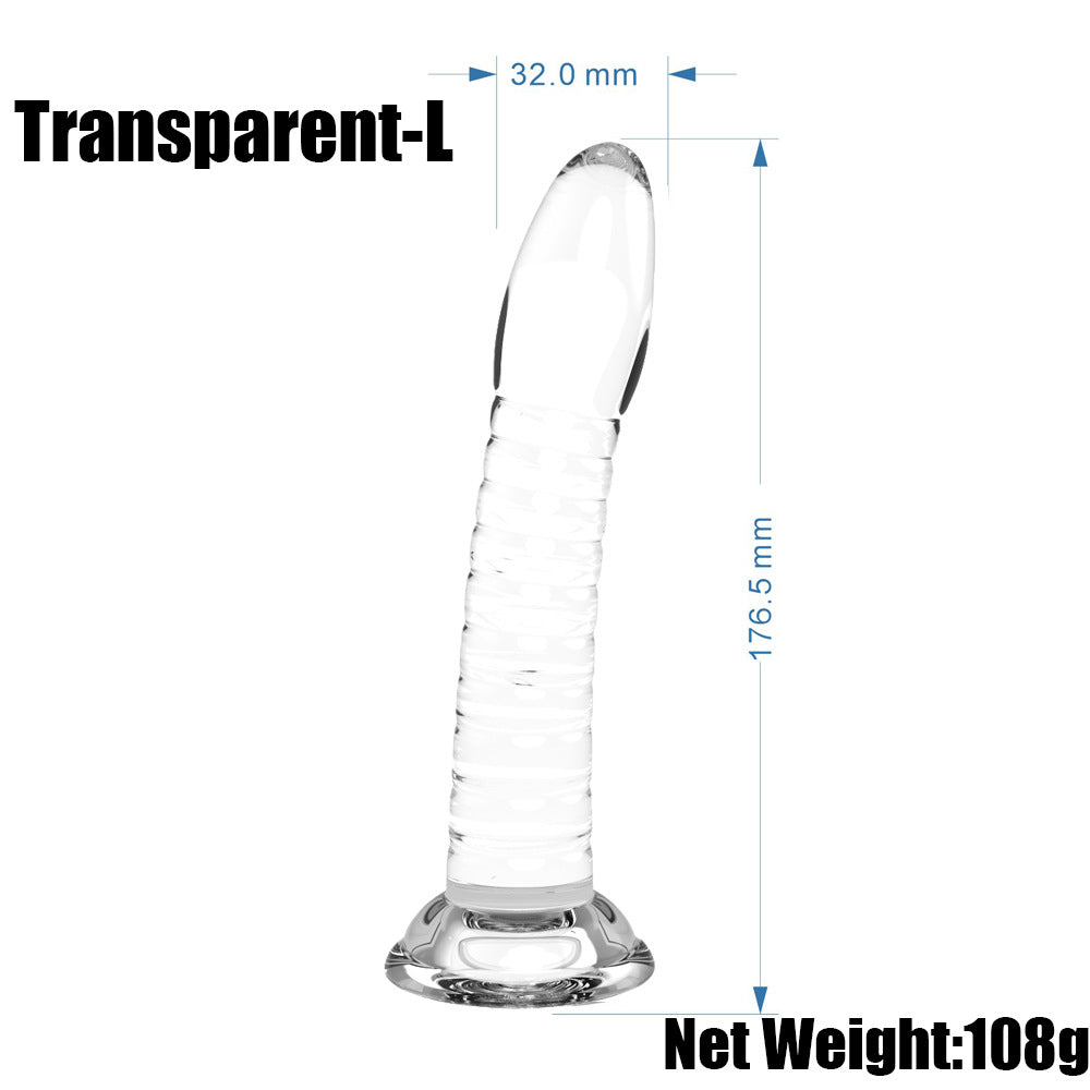 Orissi adult female products threaded simulation penis transparent jelly crystal dildo jj suction cup penis backyard