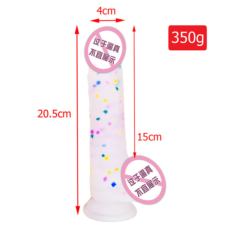 Female simulation adult penis crystal jelly dildo super thick sex toys adult wholesale hard fake cow cow