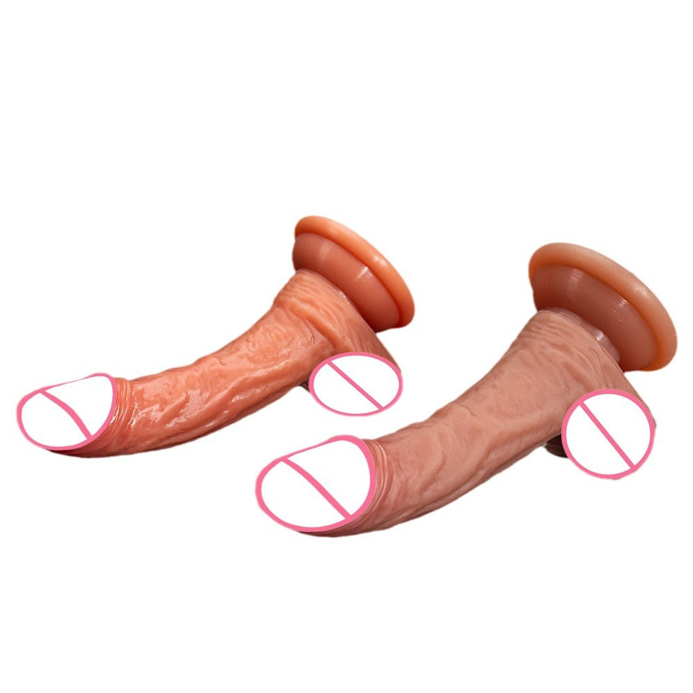 Yiqu Foreign Trade Liquid Silicone Female Simulation Dildo Penis Adult Sex Products Female Masturbator Batch