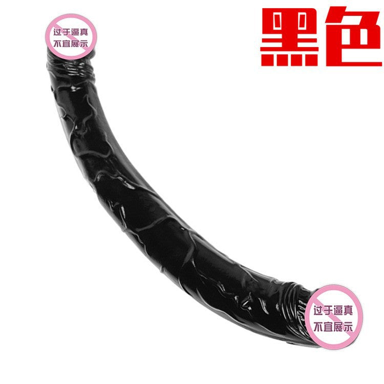 Double-headed Dildo Two-headed Dragon Lala Lesbian Sharing Simulation Dildo Sex Gay Sex Adult Products