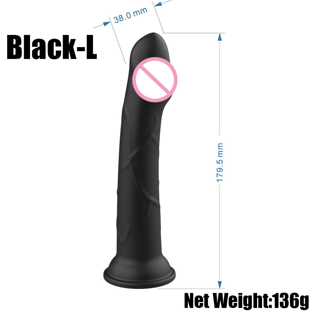 Simulated textured suction cup, penis, multi-colored jelly, dildo, adult sex products, manufacturers can send one piece at the source.