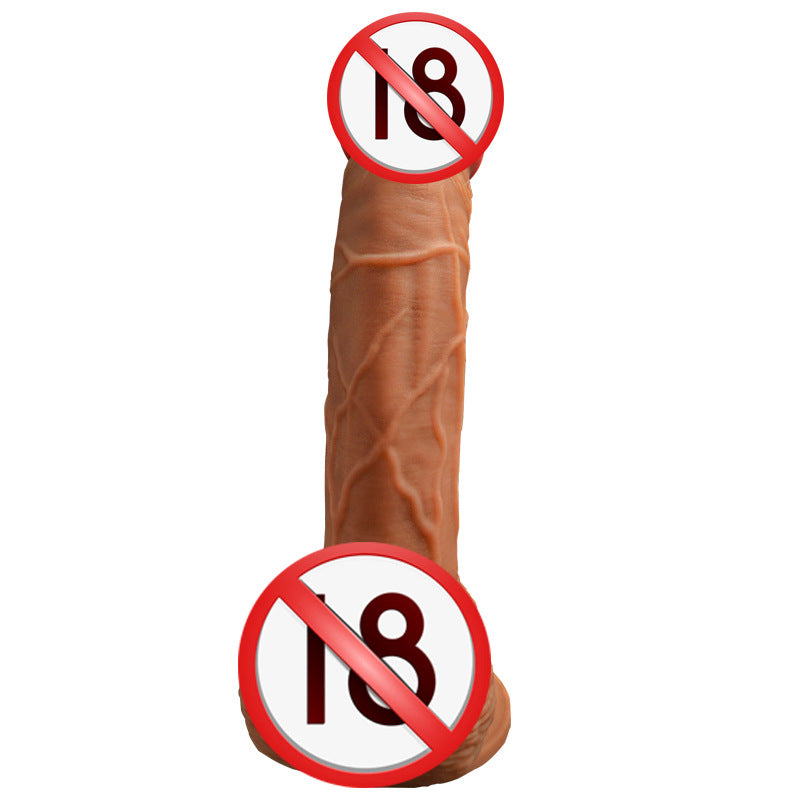 super soft liquid silicone simulation penis female masturbator wearing adult products fake penis