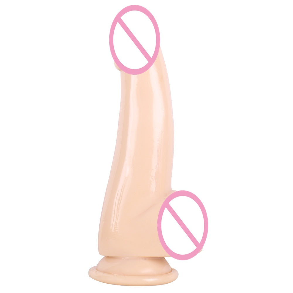 Multicolor crystal penis women's transparent masturbation stick large medium small color sliding surface simulation dildo adult products