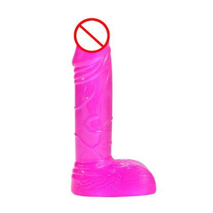 Mini simulated small penis, small steel cannon penis, simulated dildo, crystal material sex products factory