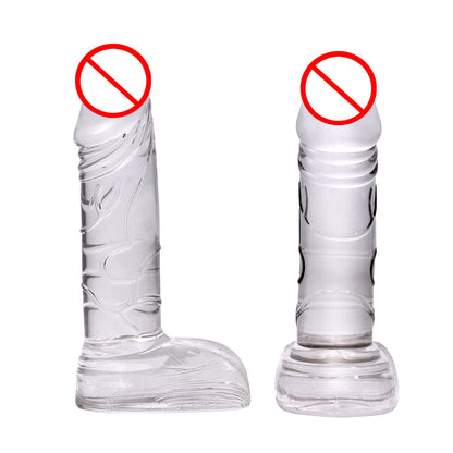 Mini simulated small penis, small steel cannon penis, simulated dildo, crystal material sex products factory