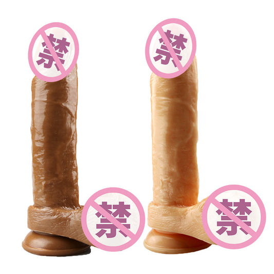 Large artificial penis, female masturbator, male root inverted mold diameter 5cm, false penis, adult sex products wholesale