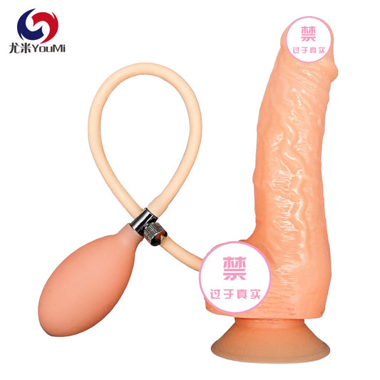 Factory direct sales of sex toys, female masturbation appliances, dildo simulation, explosion-proof inflatable penis, couple flirting