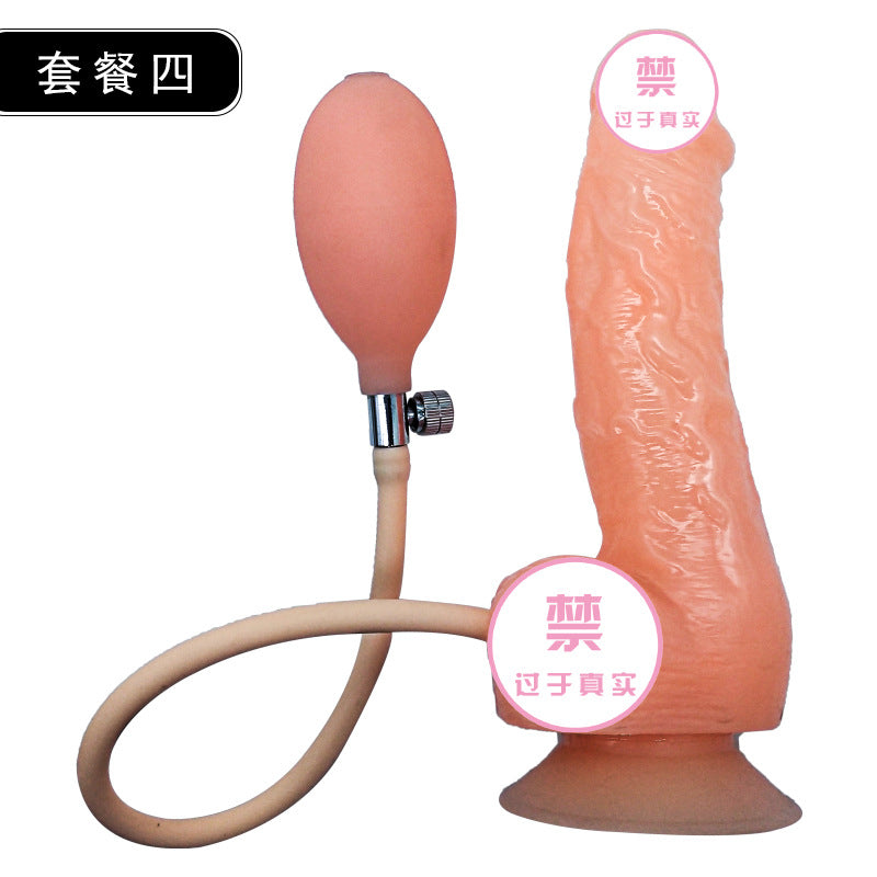 Factory direct sales of sex toys, female masturbation appliances, dildo simulation, explosion-proof inflatable penis, couple flirting