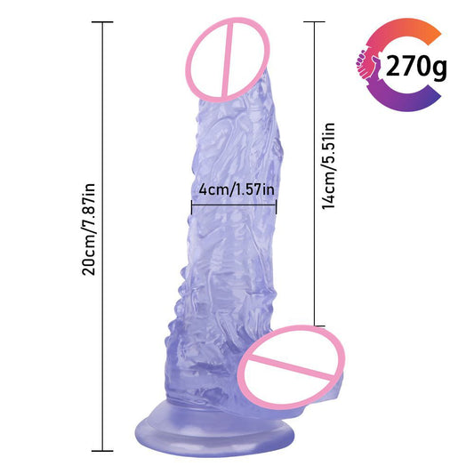 Colorful War Demon Simulation Penis Barbed Small Penis Female Masturbator Dildo Adult Sex Toys