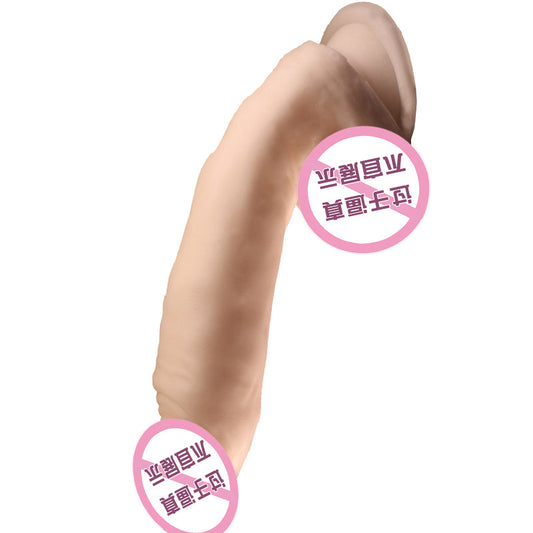 Simulated penis soft female suction cup manual dildo soft meat cannon masturbator sex toys sex tools