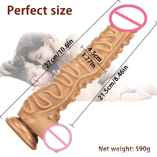 cross-border oversized transparent simulated penis female masturbator adult alternative sex orgasm jj dildo