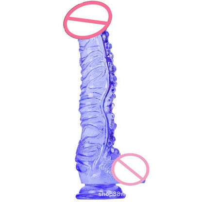 cross-border oversized transparent simulated penis female masturbator adult alternative sex orgasm jj dildo