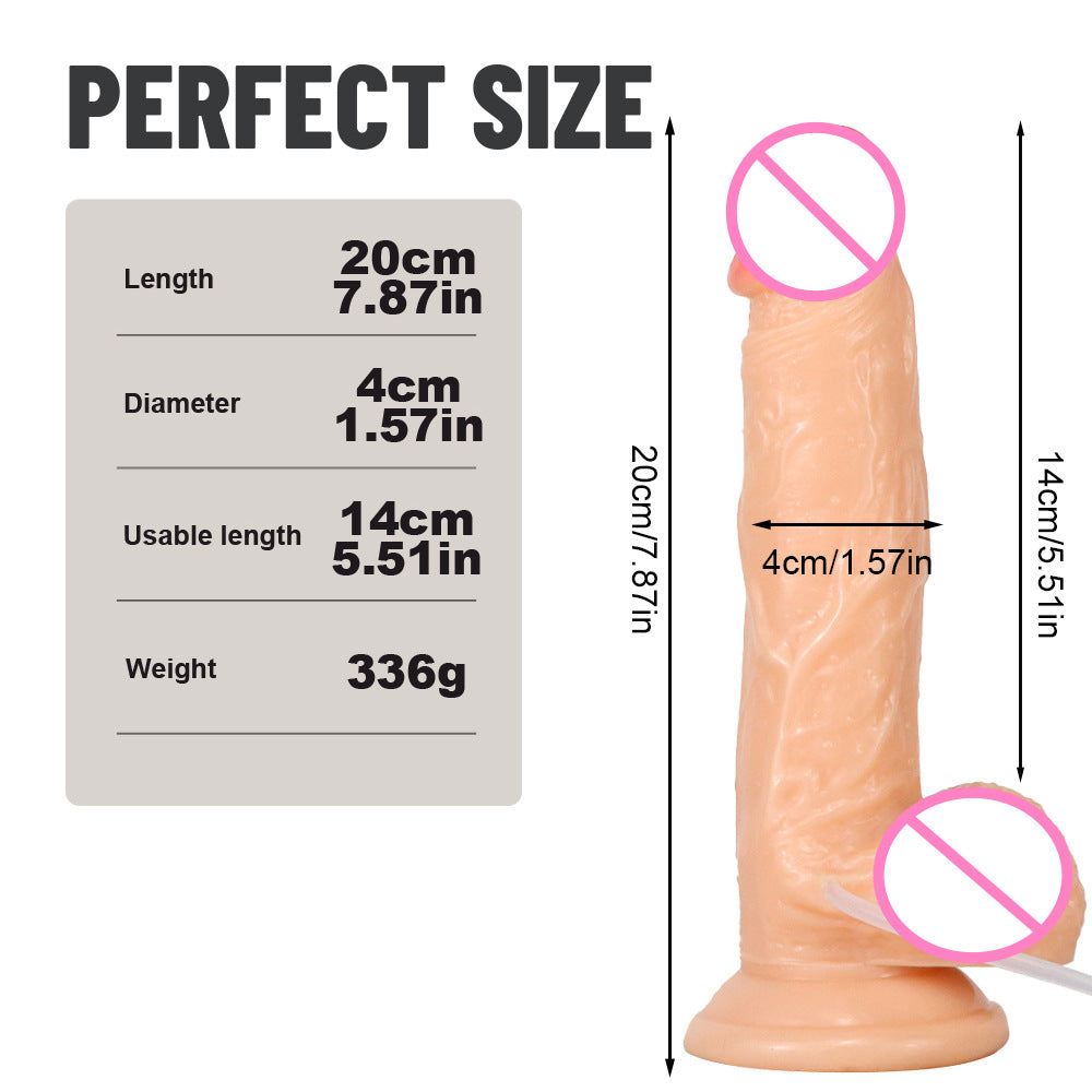 Water spray simulation penis female orgasm spray imitation ejaculation masturbator PVC dildo sex adult products