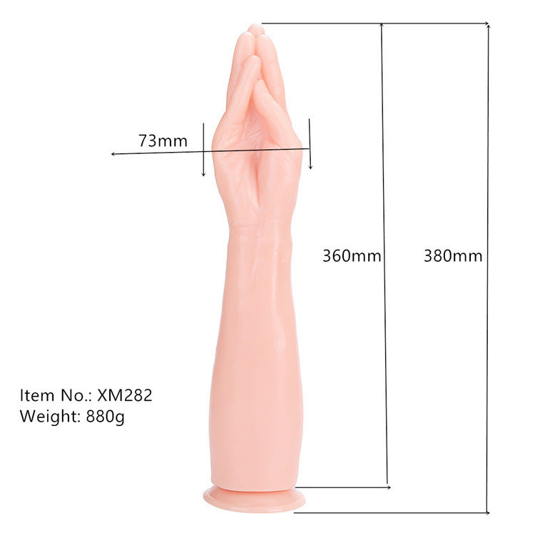 Ecstasy hand penis extra large size anal plug super thick sucker anal simulation dildo adult masturbation sm female