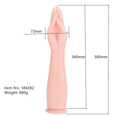 Ecstasy hand penis extra large size anal plug super thick sucker anal simulation dildo adult masturbation sm female