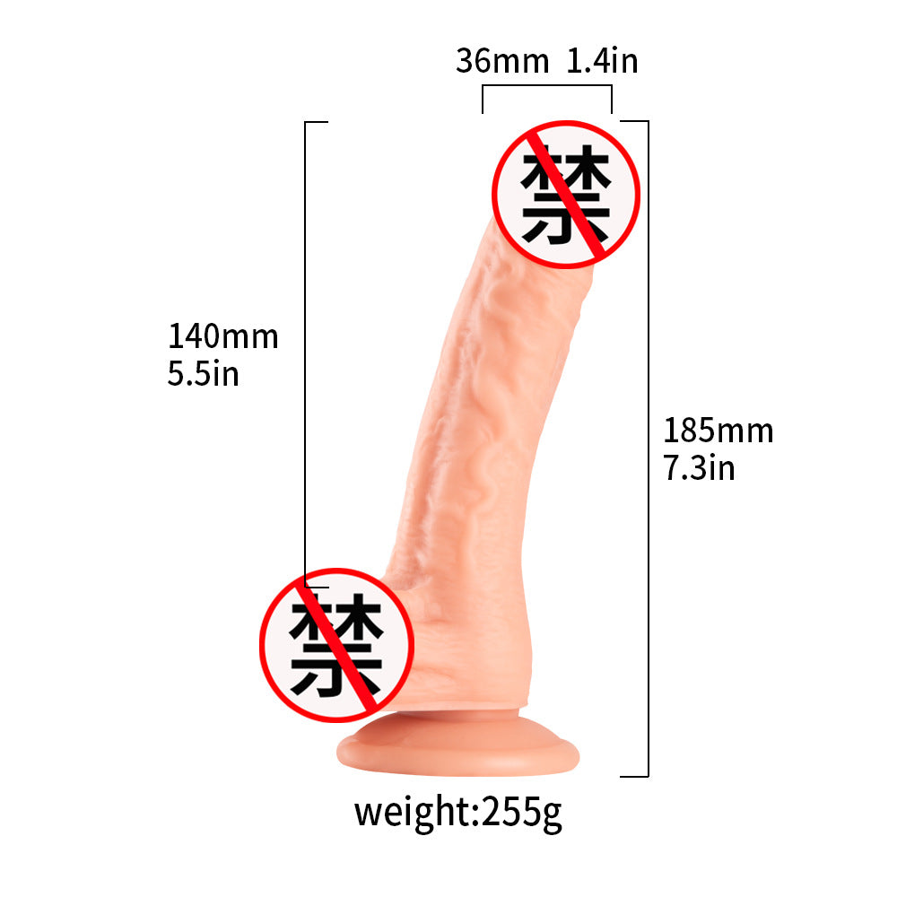 Adult products PVC female dildo simulation suction cup penis female sex toys source factory