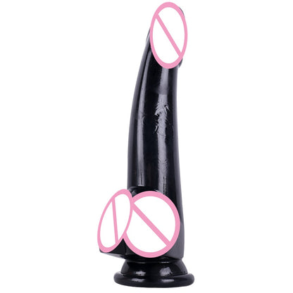 Multicolor crystal penis women's transparent masturbation stick large medium small color sliding surface simulation dildo adult products