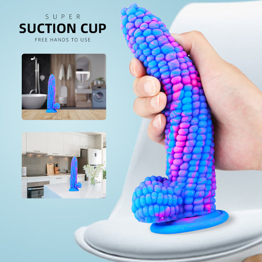 Corn silicone penis anal plug fruit vegetable penis simulation big dildo adult products female adult products