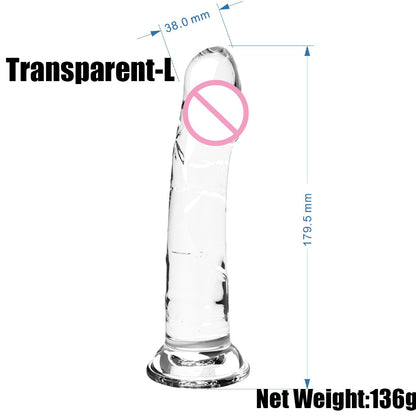 Simulated textured suction cup, penis, multi-colored jelly, dildo, adult sex products, manufacturers can send one piece at the source.
