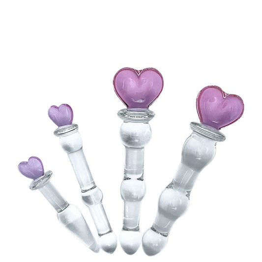 Female sex toys, massage stick, dildo, backyard, anal plug, masturbator, simulated crystal penis, adult toys.