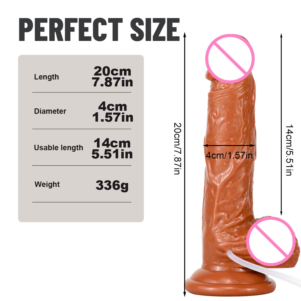 Water spray simulation penis female orgasm spray imitation ejaculation masturbator PVC dildo sex adult products