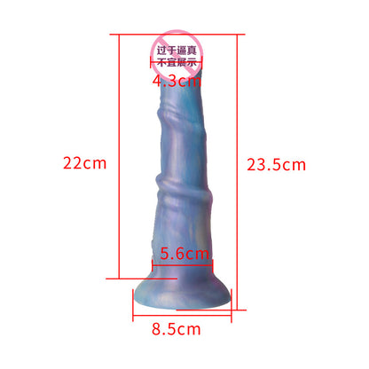 Love World Liquid Silicone Simulation Penis Female Dildo Masturbator Adult Products Vibration Special Shape Large Thick Length