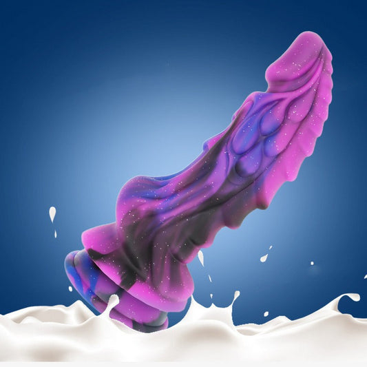 explosion multi-specification liquid silicone mixed color penis simulation special-shaped anal plug dildo female products wholesale