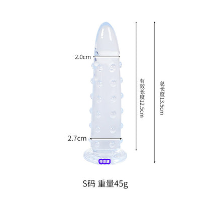 With granular dildo vaginal massage masturbator female masturbator simulated penis sex adult products